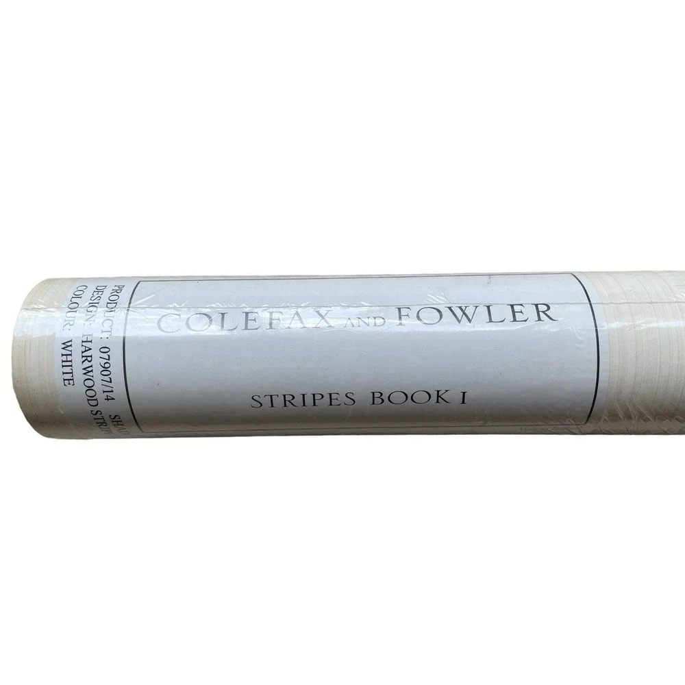 Colfax and Fowler Chartworth Hardwood Stripe 7907/14 White 20.5